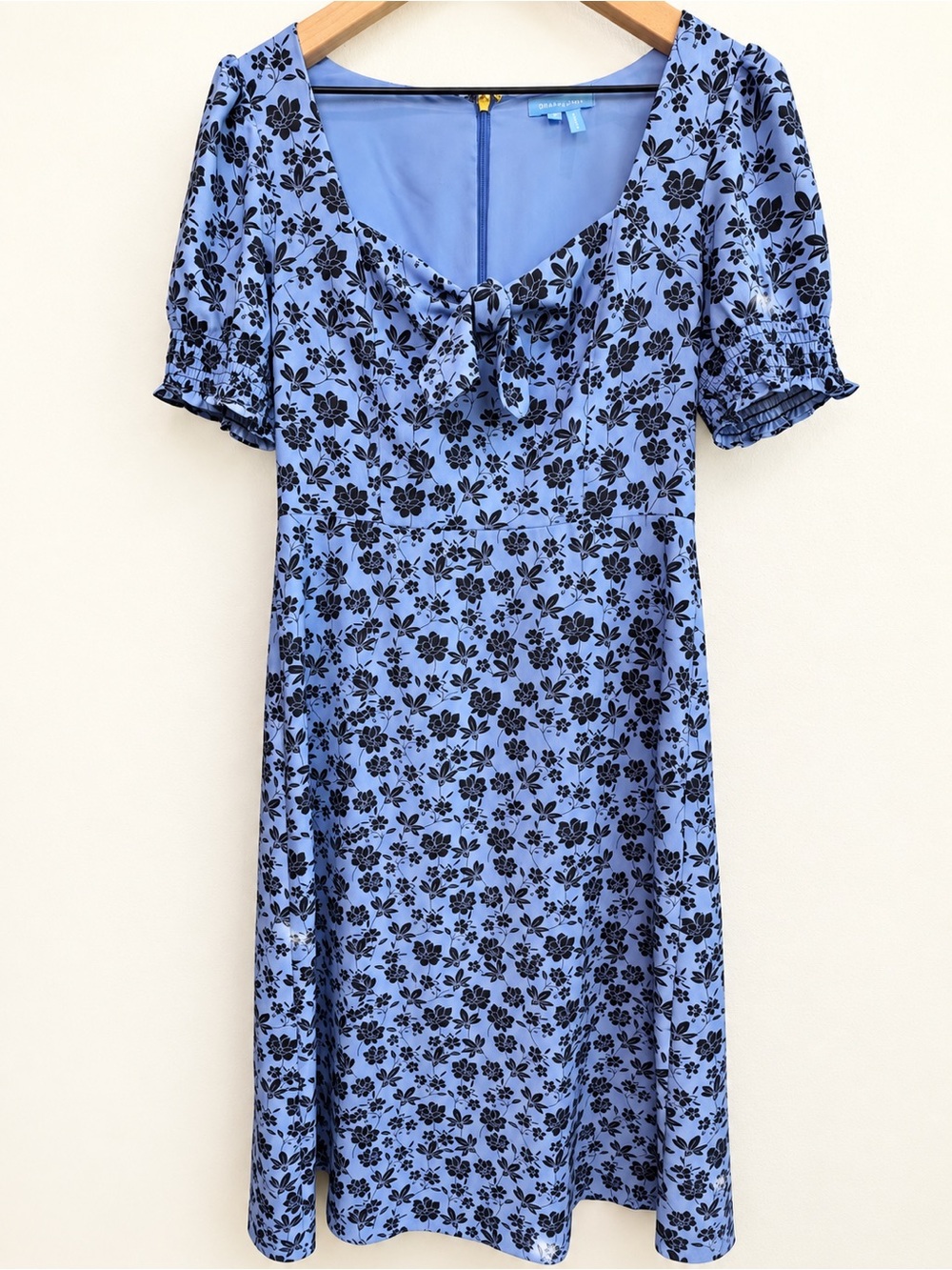 Draper James Patsy Dress Bluebell Magnolia Floral Midi Women’s 6